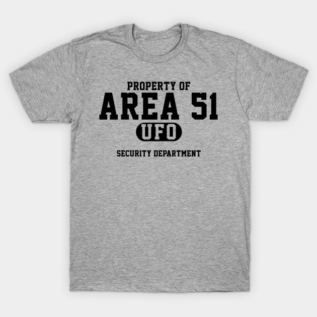 Area 51 Security Department T-Shirt by Markaneu